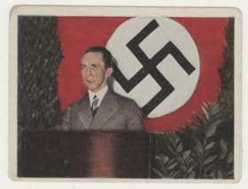 Dr. Goebbels verkündet das Schriftleitergesetz (Dr. Goebbels proclaims the Law Concerning Editors)
