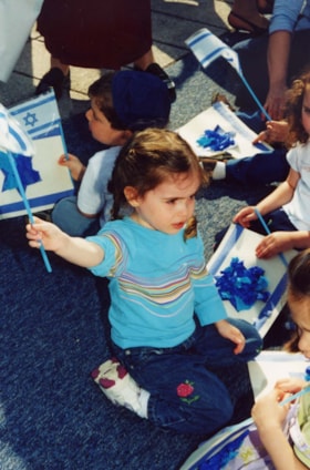 Celebrating Yom Ha'atzmaut at the Soloway Jewish Community Centre.