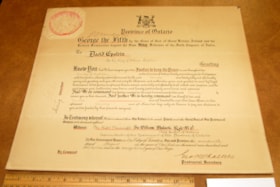 Justice of the Peace certificate for David Epstein.