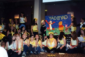 11 photographs of B'nai B'rith Youth Organization (BBYO) at a spirit convention in Montreal, BBYO is a program of the Soloway Jewish Community Centre