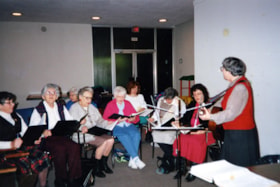 3 photographs of Shir-our, a program of the Jewish Community Centre