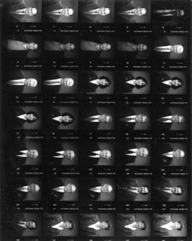 4 contact sheets of photos of Advisory Council chairs