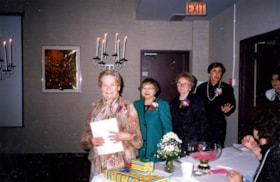 Ottawa Hadassah Youth Aliyah Dinner honouring members of 50 years or more.