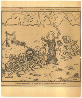 Print, "Pauvre Liberte! Elle en voit de cruelles, avec ces cochons-la!"
