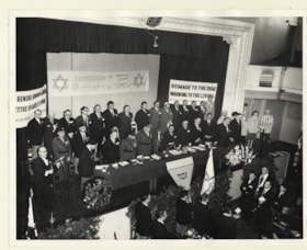 Holocaust rally at Legron Hall in Montreal