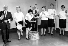 Members of the Jewish Community Centre Seniors Rhythm Band at Lakeside Gardens.
