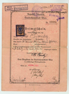 Residence certificate
