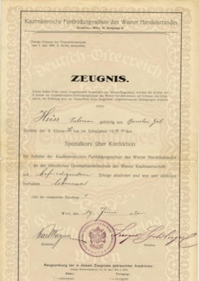 Education certificate