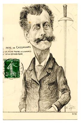 Postcard, "Paul de Cassagnac"
