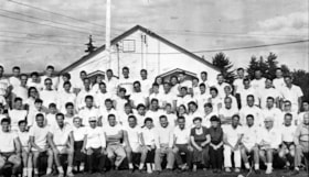 Staff at Camp B'nai B'rith in Quyon, Quebec. Includes Stan Katz and Libby Leikin.