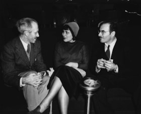 CAISERMAN, Ghitta with Louis MUHLSTOCK, and unidentified man