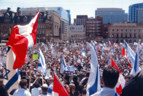 Solidarity Rally on Parliament Hill.