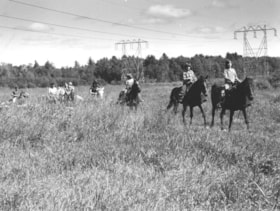 Horseback riding at B'nai B'rith summer camp