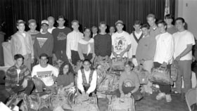 Six photographs of the 1990 Annual General Meeting of the Jewish Community Centre.