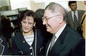 Ambassador to Israel David Sultan and his wife, Adina, at the Jewish Community Council of Ottawa Annual General Meeting.