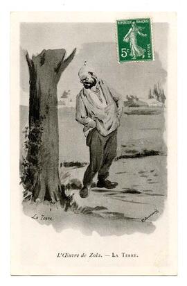 Postcard, "L'Oeuvre de Zola. - La Terre."