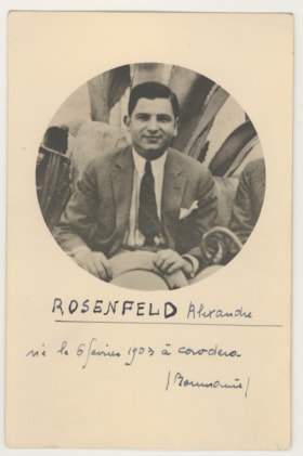 Portrait of Alezandre Rosenfeld