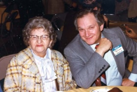 Eva Honigman and Lou Honigman attending the Lowertown reunion