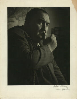 Portrait of Francis L. Sullivan, British film and stage actor