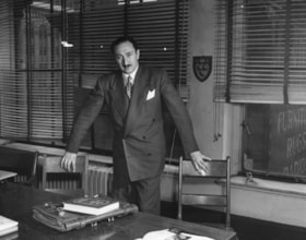 HAYES, Saul/ in his office 493 Sherbrooke West, Montreal