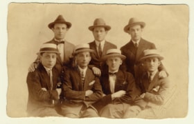 Sam Shenkier with Bowling League Friends