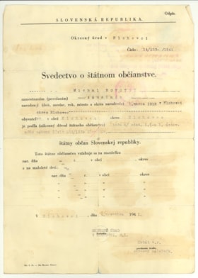 Citizenship Certificate