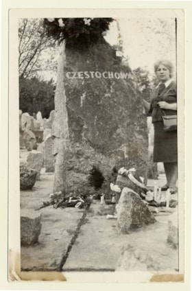 Monument to Czestochowa Jews at Treblinka death camp