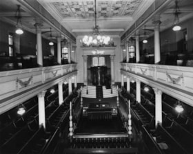 Spanish & Portuguese Synagogue, Montreal, Stanley Street interior