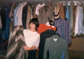 Terry Schwarzfeld preparing for the Ottawa Hadassah Wizo Bazaar.