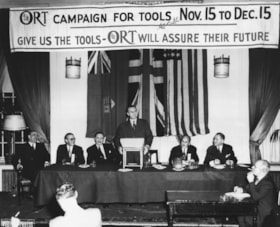 ORT Campaign for Tools - Speakers table: Saul HAYES, Leon CRESTOHL
