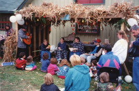 People at a Jewish Community Centre Sukkot program