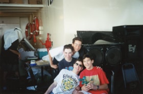 Four unidentified teenage boys