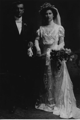 MAGDER, Sol & L. WICHEFSKY, wedding portrait
