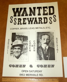 Advertisement for Cohen & Cohen
