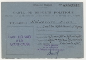 Deportee card