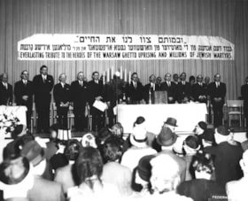 Warsaw Ghetto Commemoration/ includes document - Mayor of Montreal