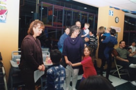 Crowd at Cosmic Adventure for a Chanukah event