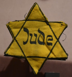 Yellow star badge