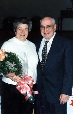 Rose and Morrie Konick at the launch of the Ottawa Jewish (Bulletin) Heritage Database.