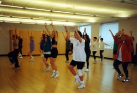 29 photographs of staff and classes of the fitness department of the Soloway Jewish Community Centre