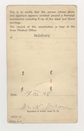 Medical Card