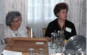 Gert Ages and Shirley Berman at the Billings Estate exhibit.