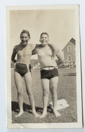 Stan Abelson and unknown.
