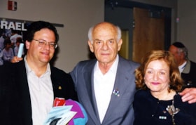 The Vered family at a Vered Israel Cultural and Educational Program at the Soloway Jewish Community Centre.