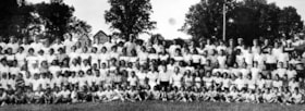 Staff and campers of Camp B'nai B'rith of Ottawa in Quyon, Quebec