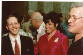 Pinchas Zuckerman with two unidentified people at an Ottawa Jewish Community Foundation event.