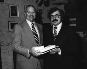 COUTURE, Jacques - Quebec Minister of Immigration/ with M. LEVY