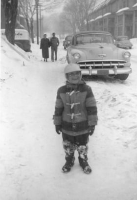 Gordon Allice in the snow