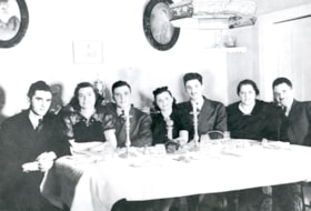 Velvel and Eva Feller with their children.