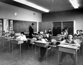 Ottawa Talmud Torah afternoon school students with their teacher.